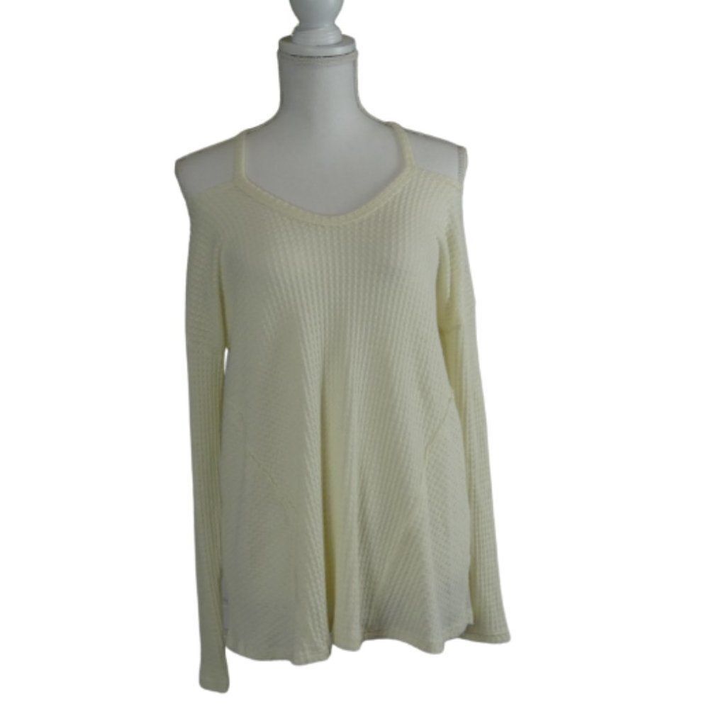 Fantastic Fawn Cold Shoulder Top Cream Size Med
